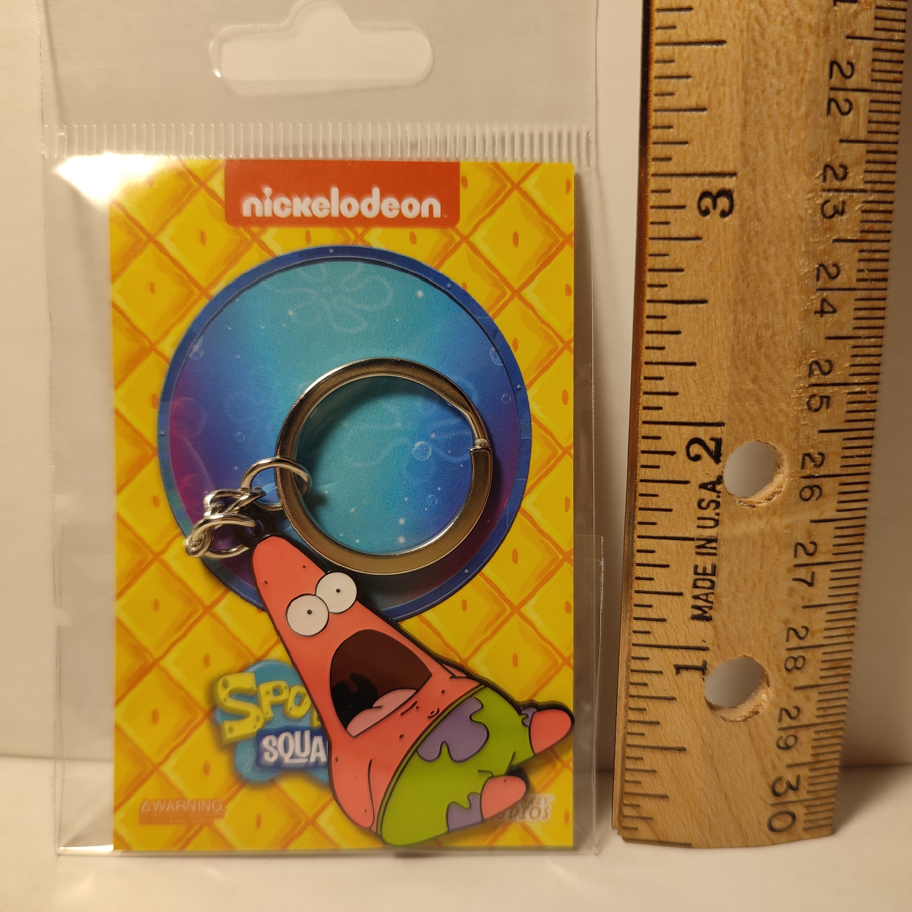 Spongebob Squarepants - Surprised Patrick Metal Keychain