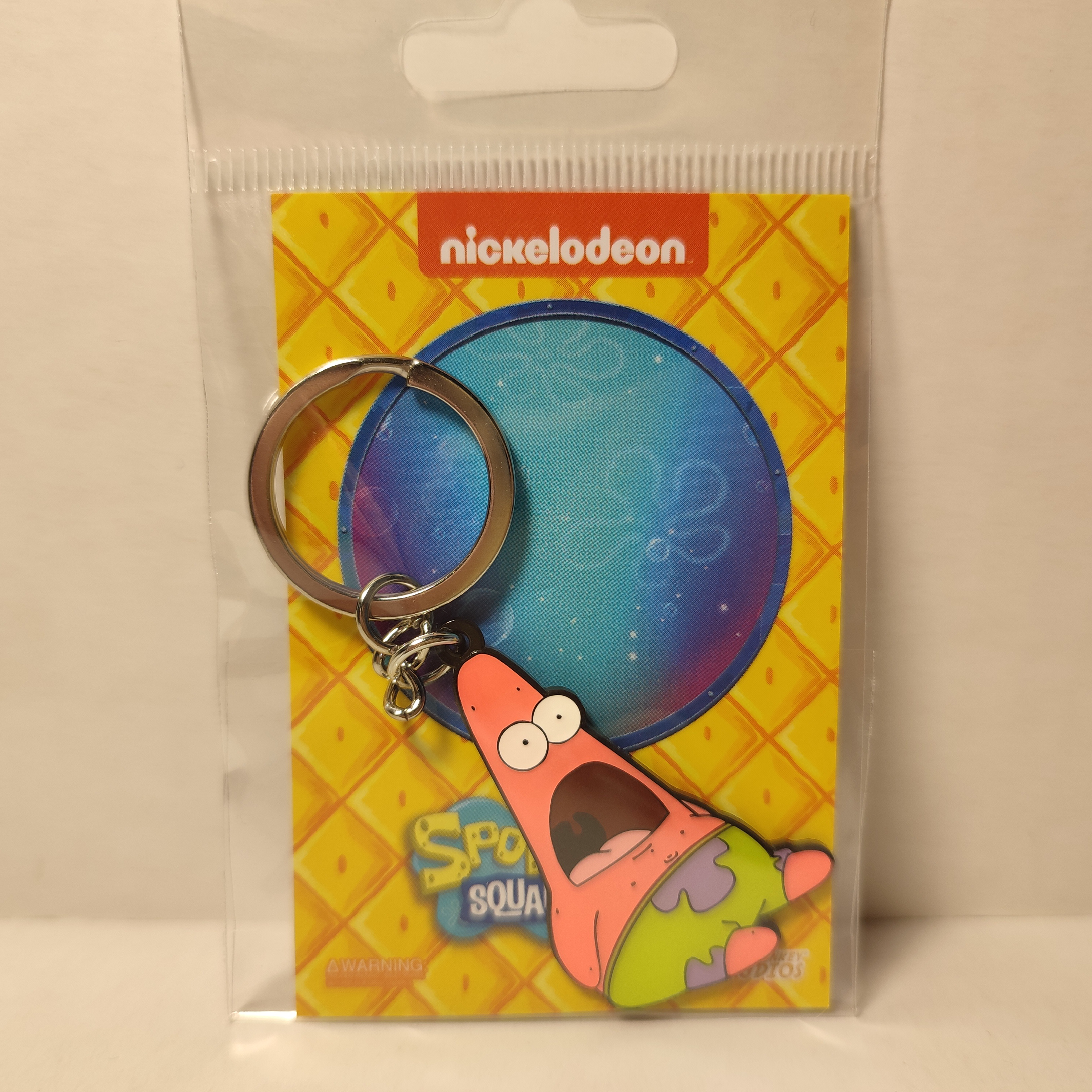 Spongebob Squarepants - Surprised Patrick Metal Keychain