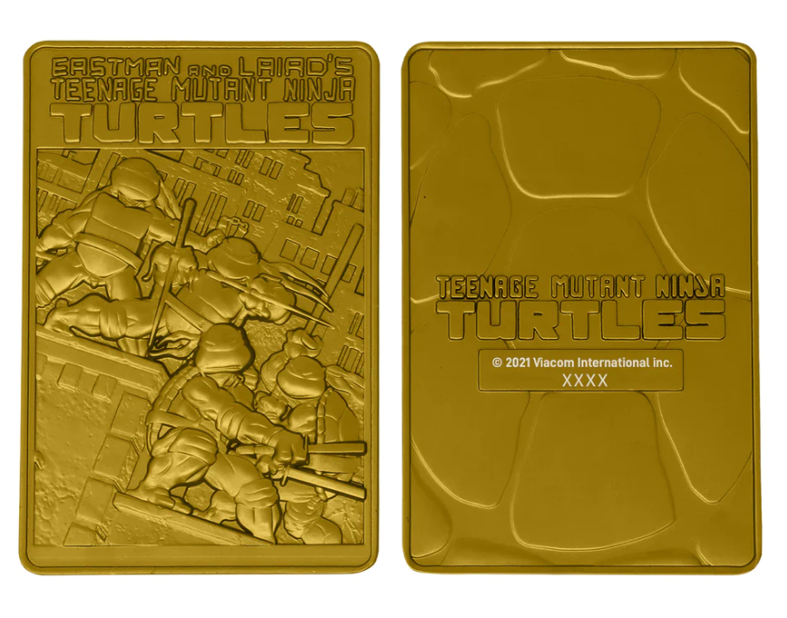 TMNT - 24k Gold Plated Ingot