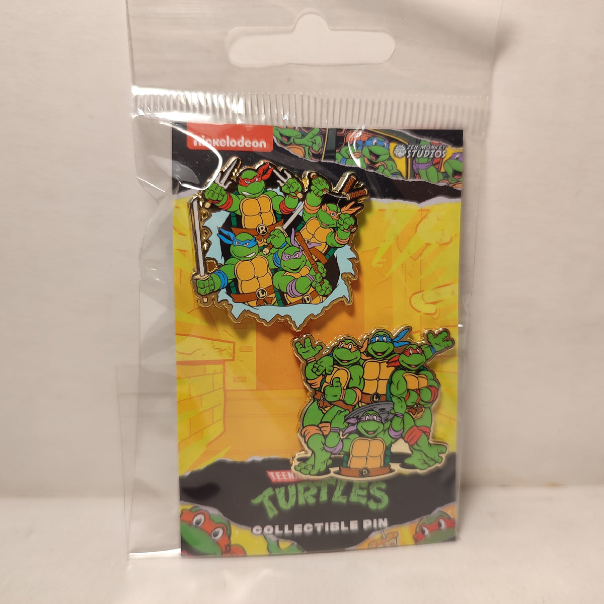 TMNT - Famous 80s Poses Enamel Pins Set