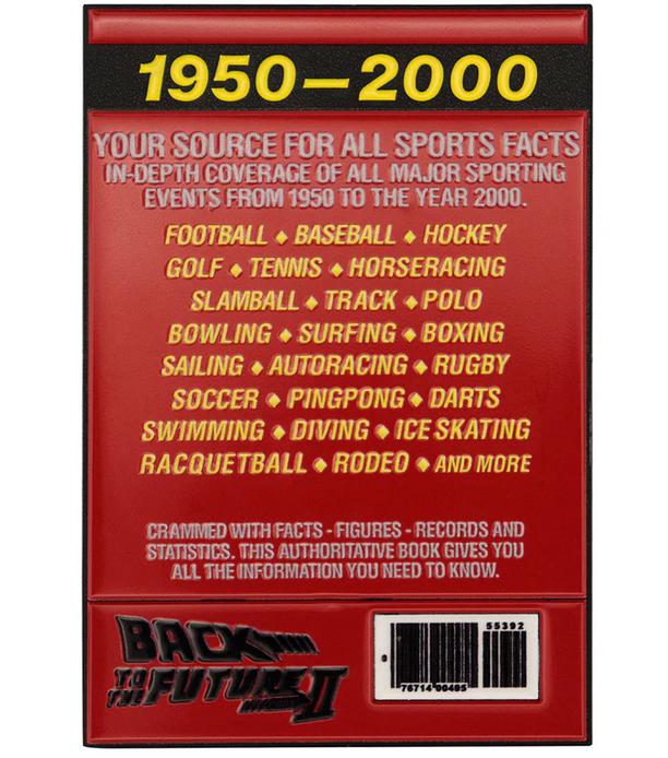 Back To The Future - Sports Almanac Ingot