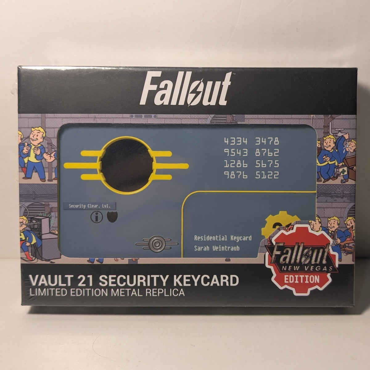 Fallout - Vault 21 Security Keycard Metal Replica