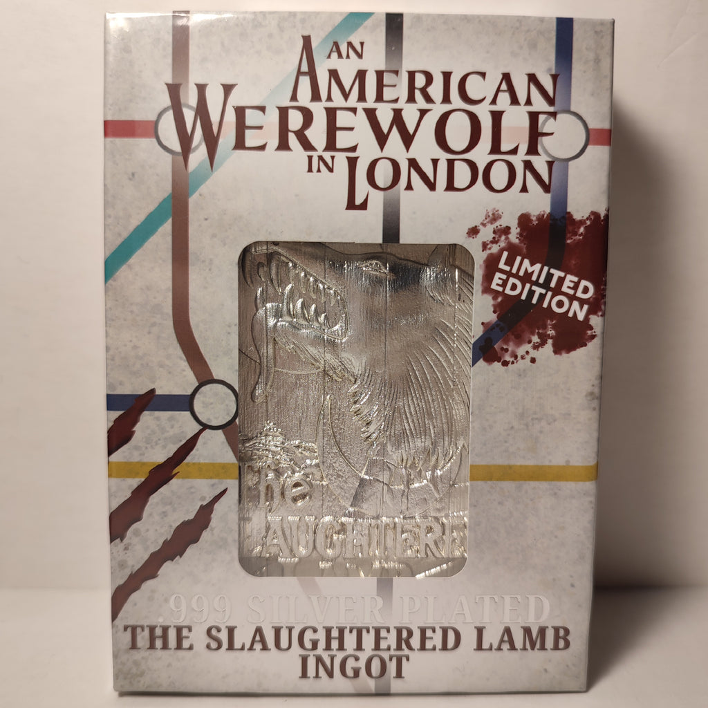 An American Werewolf In London -.999 Silver Plated Ingot