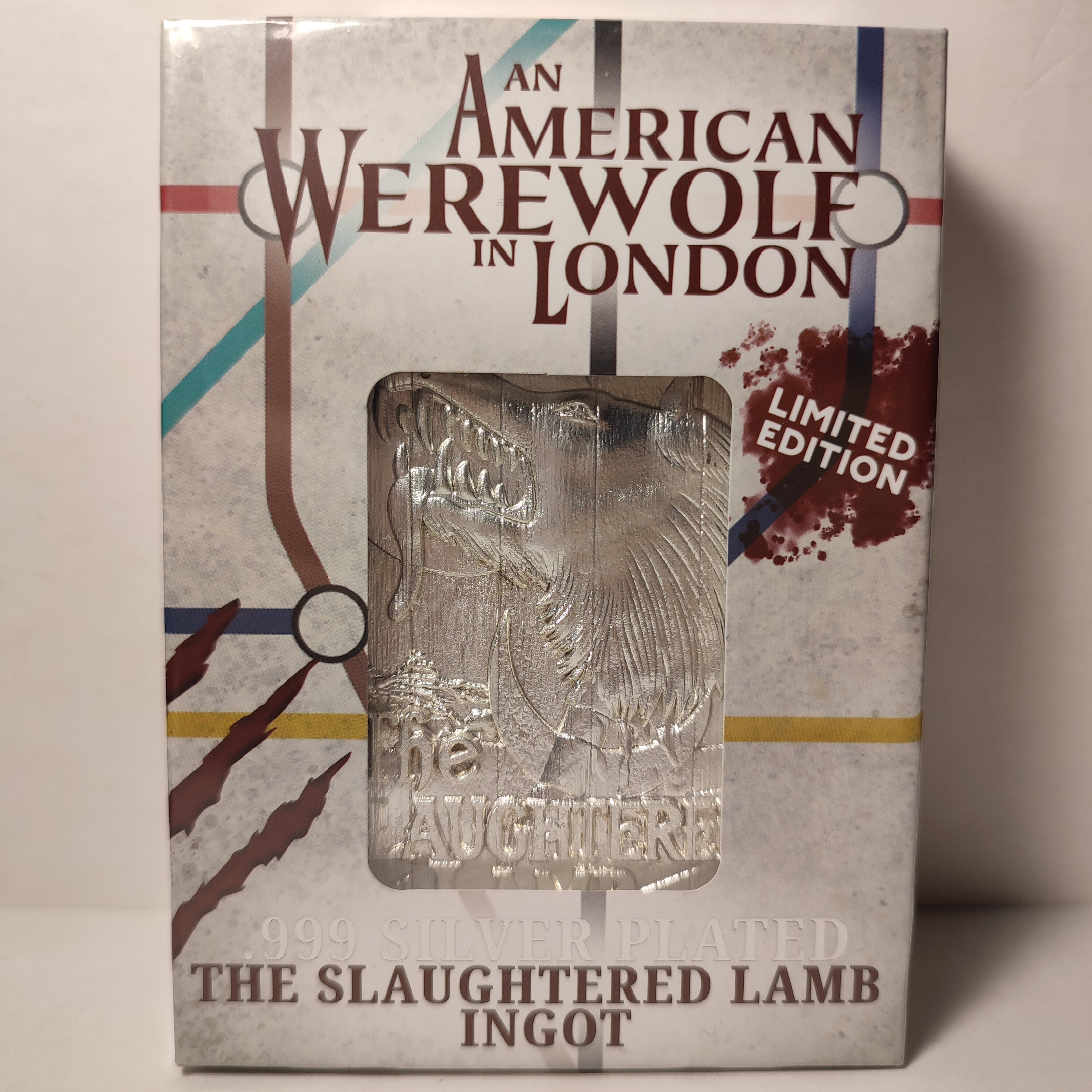 An American Werewolf In London -.999 Silver Plated Ingot