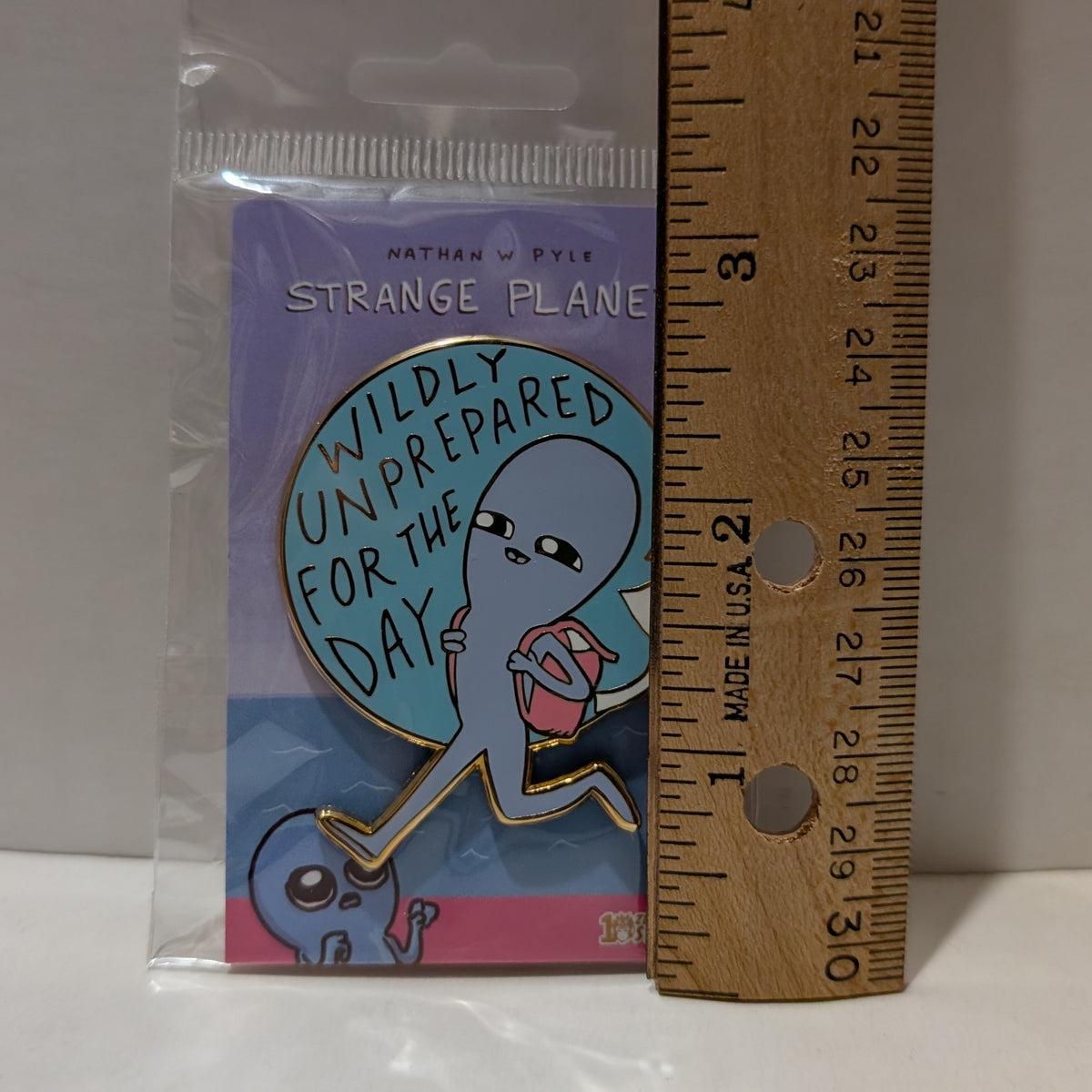 Strange Planet - Wildly Unprepared Enamel Pin