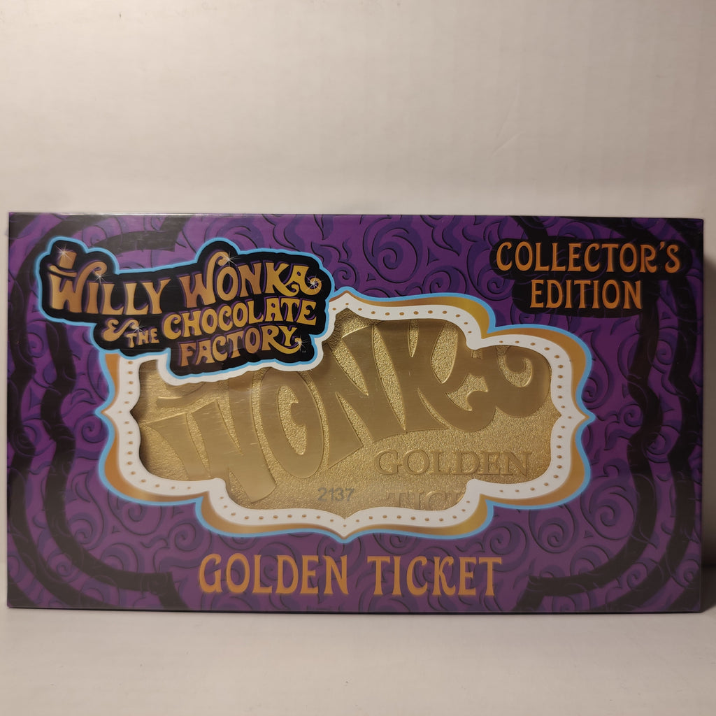 Willy Wonka - Golden Metal Ticket