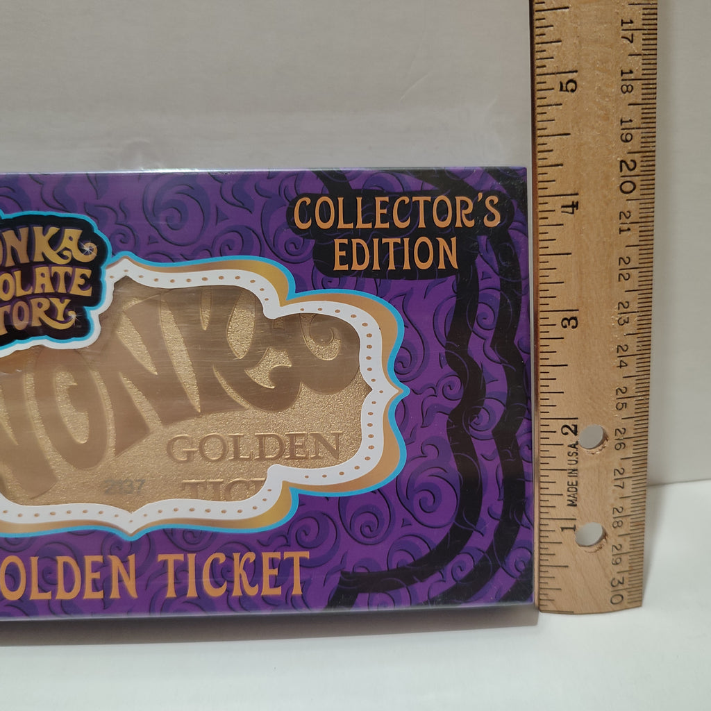 Willy Wonka - Golden Metal Ticket